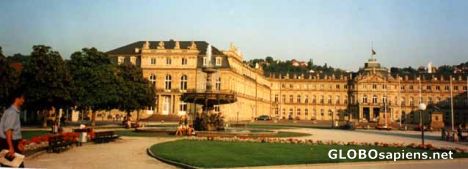 Postcard Stuttgart old castle