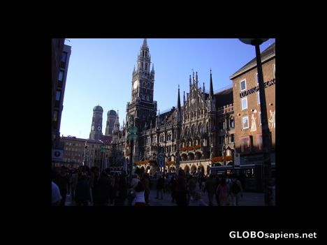 Postcard Marienplatz