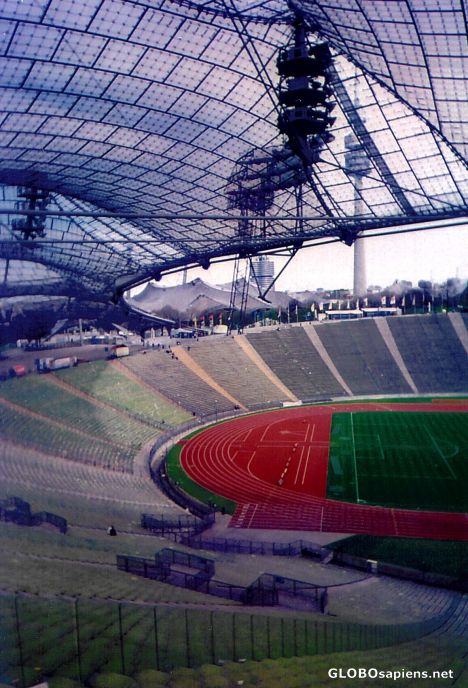 Postcard Empty Stadium