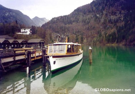 Postcard Königsee Electroferry