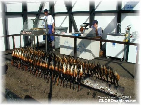 Postcard OKTOBERFEST 2001 - Smoked fishes