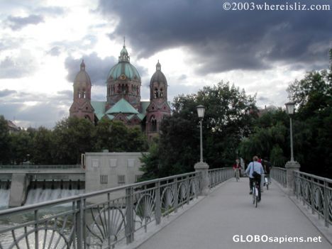 Postcard Munich by Bike