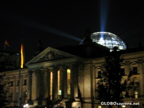 Postcard reichstag in berlin