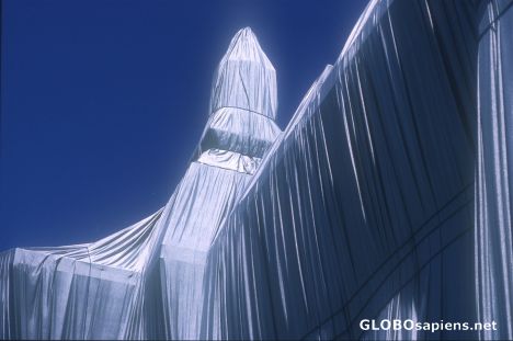 Postcard Wrapped Reichstag