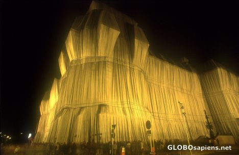 Postcard Wrapped Reichstag