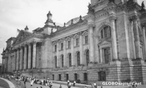 Postcard Black and White picture of Berlin, Germany