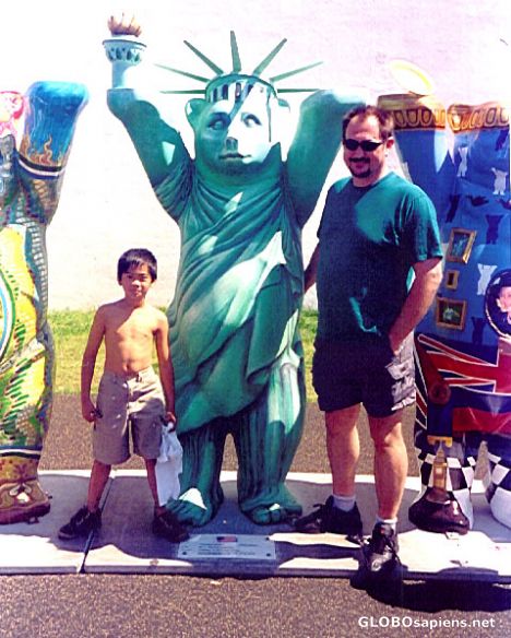 Postcard US Buddy Bear