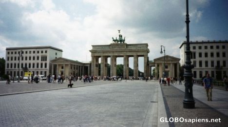 Postcard Brandenburg Gate