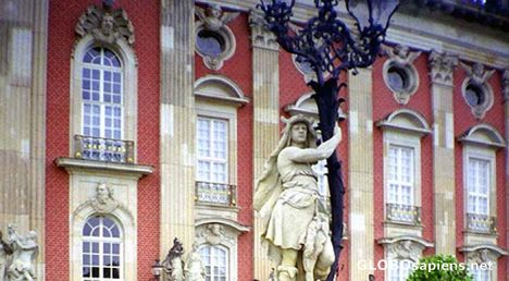 Postcard Exquisite details, Park Sans Souci