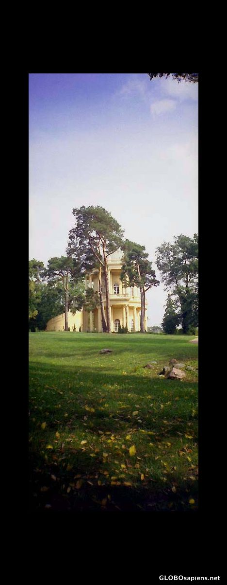 Postcard One of the palaces of Park Sans Souci