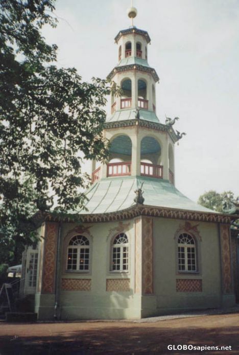 Postcard Dragon House, Potsdam, Germany