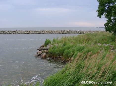 Postcard Rügen Island - view from the Jetty