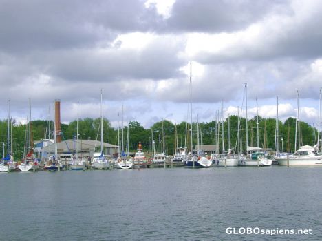 Postcard Rügen Island - View of Marina