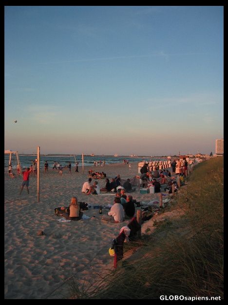 Postcard Warnemuende near Rostock Germany