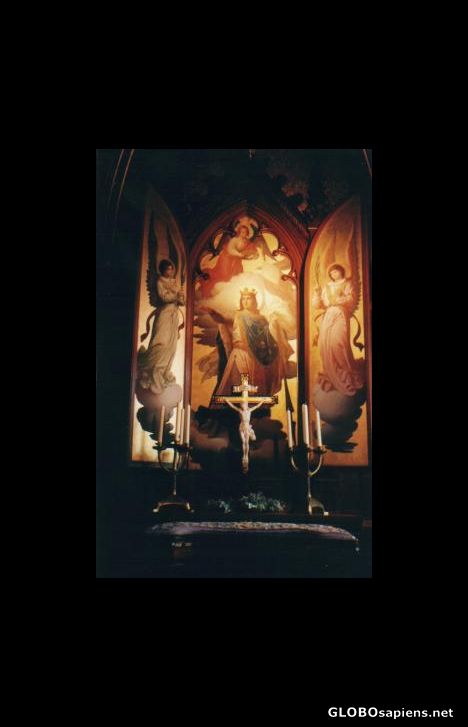 Postcard Chapel in the castle