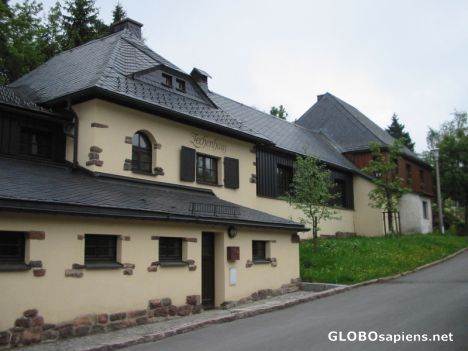 Postcard Altenberg : Entrance to a closed Silver Mine