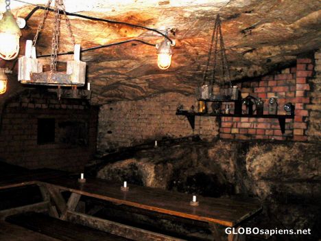 Postcard Altenberg : Canteen within the Tunnels of the Mine