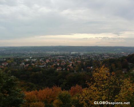 Postcard landscape in autumn
