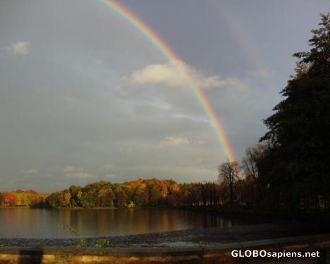 Postcard Couplet of rainbows