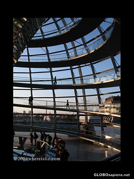 Postcard Reichstag Dome