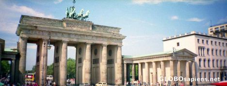 Postcard One of the few arches not destroyed by WWII