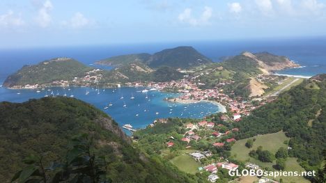 Postcard Terre de Haut from Mt Chameau