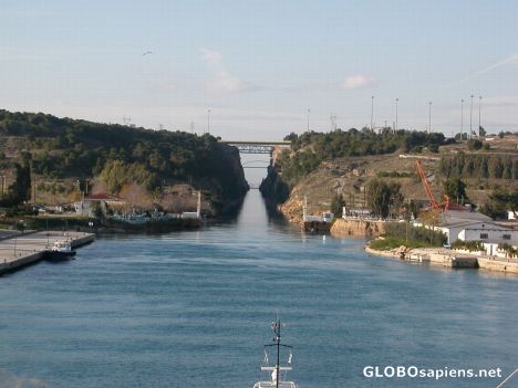 Postcard Corinth canal