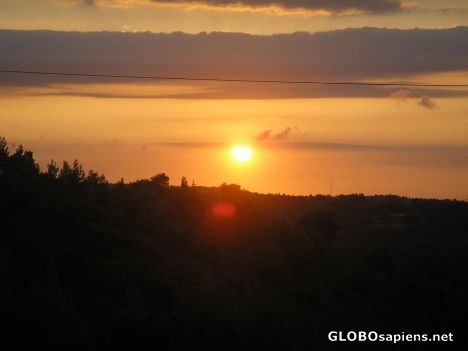 Postcard Sunrise at Mount Parnitha