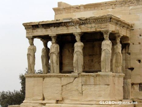 Postcard The Caryatids