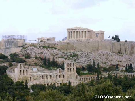 Postcard View Over the Acropolis