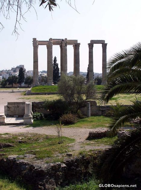 Postcard Temple of Olympian Zeus