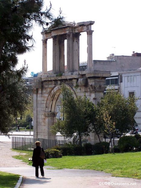 Postcard Hadrian's Arch