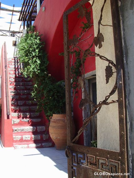 Postcard Colours of Santorini
