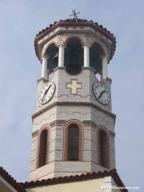 Postcard The Holy Church of Agios Pavlos cupole
