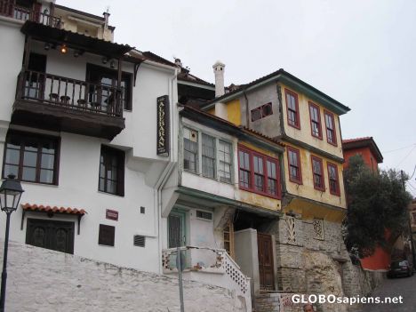 Postcard The old city of Kavala