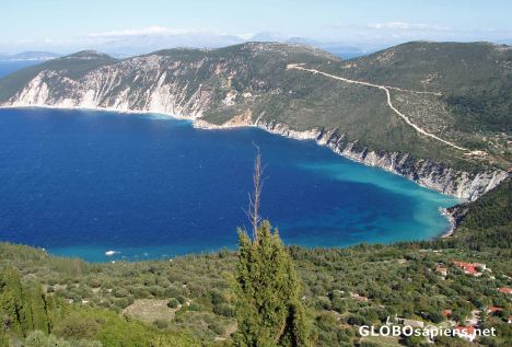 Postcard All beauty of Ithaca island