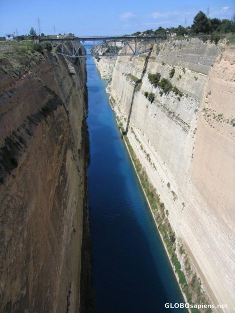 Postcard Corinth Canal