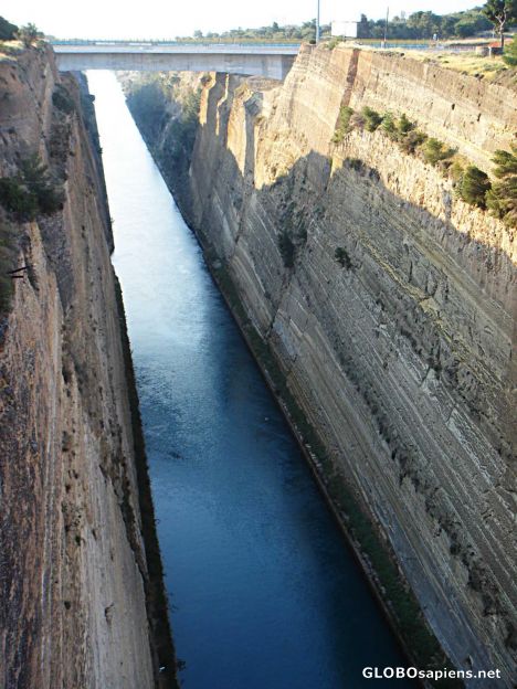 Postcard canal of corinth