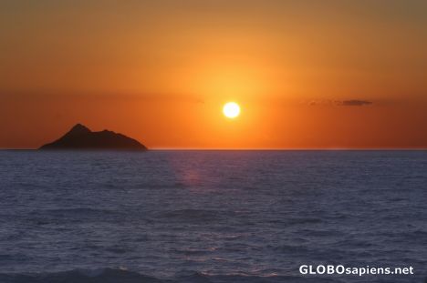 Postcard Sunset for romanticists