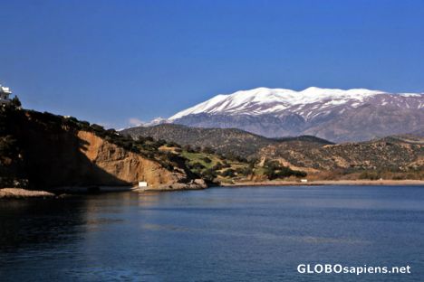 Postcard From the harbor at Agia Gallini
