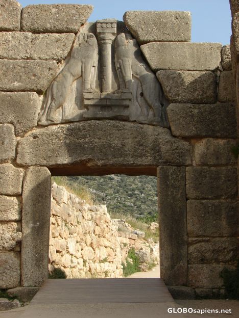 Postcard The Lion Gate