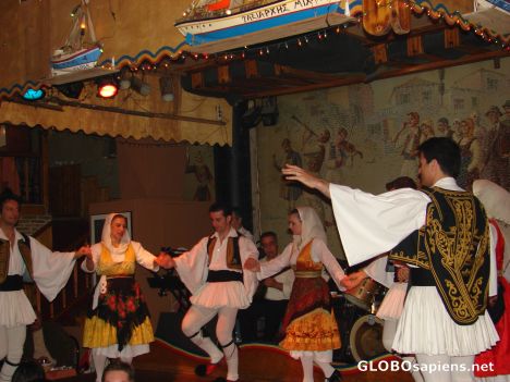 Postcard Greek folklore