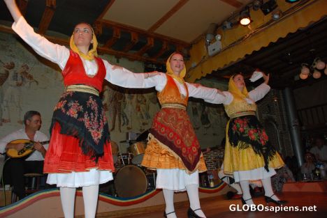 Postcard greek dancer