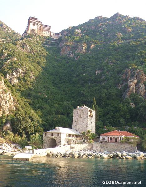 Postcard Simonos Petra