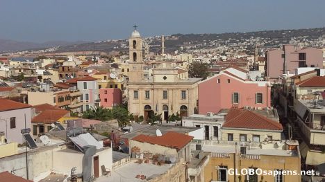 Postcard Panoramic view of Chania