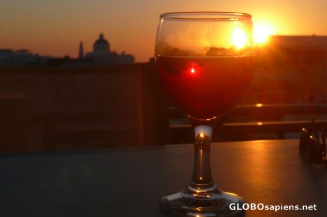 Postcard sunset