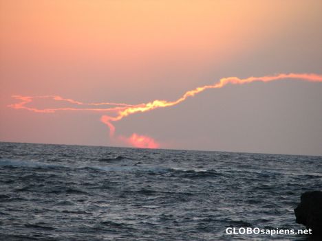 Postcard Sunset at Ammoudi
