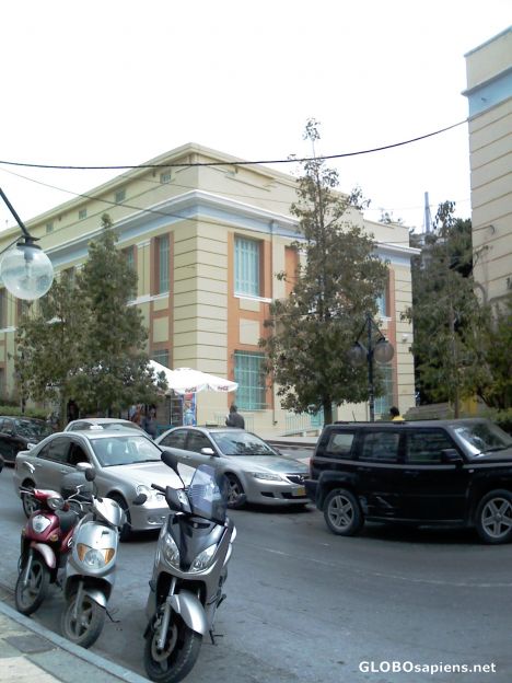 Postcard Government building