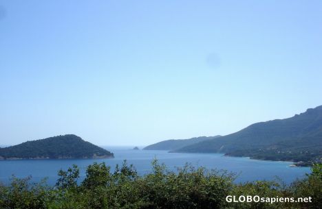Postcard Thassos landscape