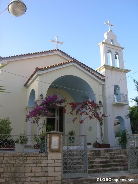 Postcard Main Church in Vathi